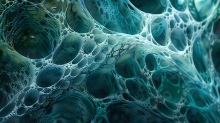 A series of abstract images showcasing the diverse shapes and forms of organic cellular structures an ode to the beauty and complexity of nature