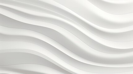 Obraz premium Abstract white wave background.