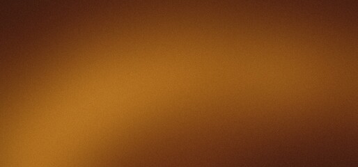 Abstract background with yellow brown gradient, grainy, grunge noise, stain, website banner design, copy space
