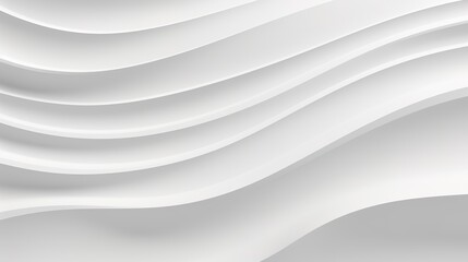 Obraz premium Abstract white wave background, modern 3d design.