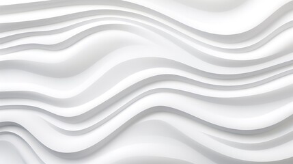 Obraz premium Abstract white wave pattern background.