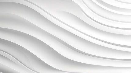 Abstract white wave pattern background.