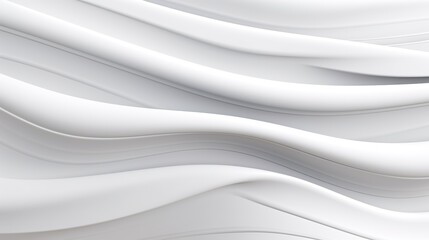 Obraz premium Abstract white wave pattern background.