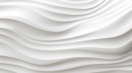 Obraz premium Abstract White Wave Pattern Background.