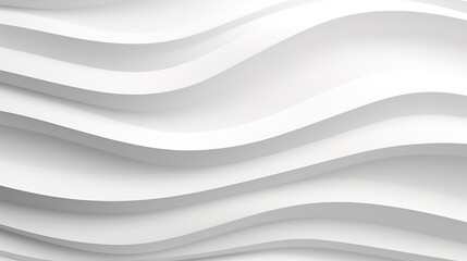 Abstract white wave pattern background.