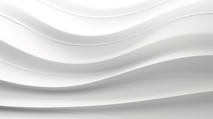 Abstract white wavy background.