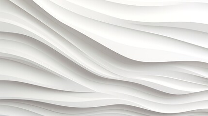 Abstract white wavy background.