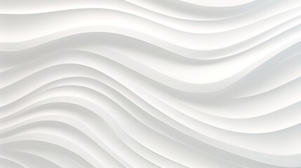 Obraz premium Abstract white wavy background.
