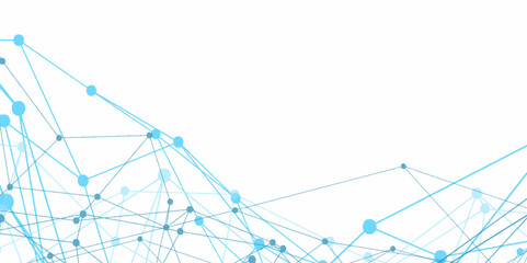 	
Abstract connecting dots and lines with geometric background. Geometric plexus structure cybernetic concept. Internet connection network high digital technology with connecting points and lines.