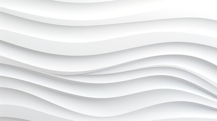 Abstract white wavy background.