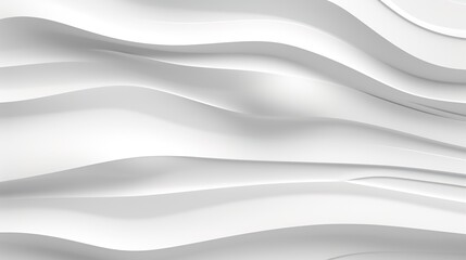 Obraz premium Abstract white wavy background.