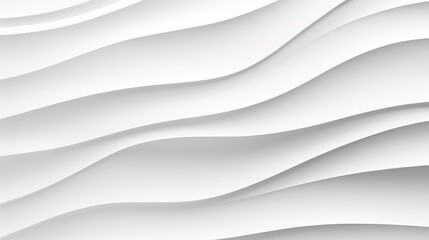 Obraz premium Abstract white wavy background.