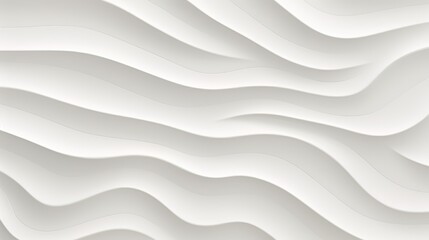Obraz premium Abstract white wavy background.