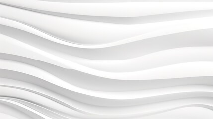 Obraz premium Abstract white wavy background.