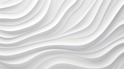 Obraz premium Abstract white wavy background.