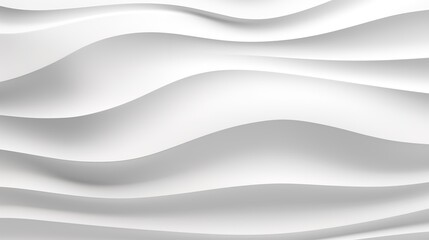 Obraz premium Abstract white wavy background for presentation.