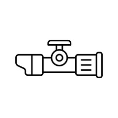 Rifle Scope icon vector design templates simple and modern concept