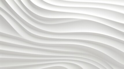 Obraz premium Abstract white wavy background texture.
