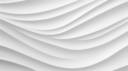 Abstract white wavy background with a modern, minimalist aesthetic.