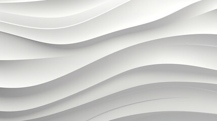 Abstract white wavy background with a modern minimalist design.