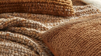 Add a touch of oldworld charm to your home with these soft textured ds in a warm earthy hue.