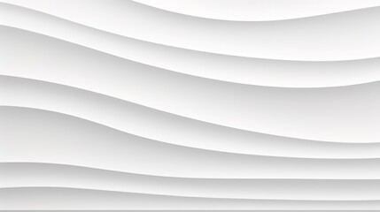 Abstract white wavy background with gradient effect.