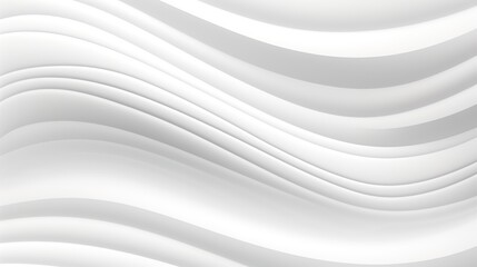 Obraz premium Abstract white wavy background with soft gradients.