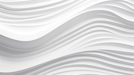 Abstract white wavy background with soft light and shadow.
