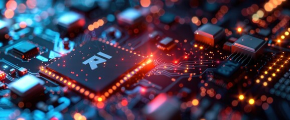 Obraz premium AI Chip - The Future of Technology
