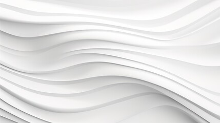 Obraz premium Abstract white wavy lines background.