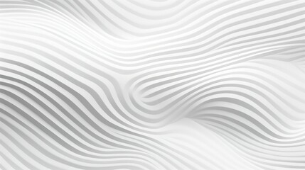 Abstract white wavy lines background.