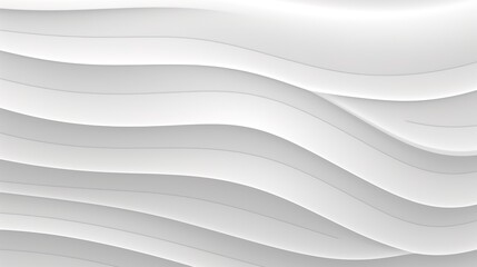 Fototapeta premium Abstract white wavy lines background.