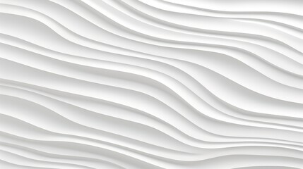 Abstract white wavy lines background.
