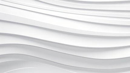 Obraz premium Abstract white wavy lines background.