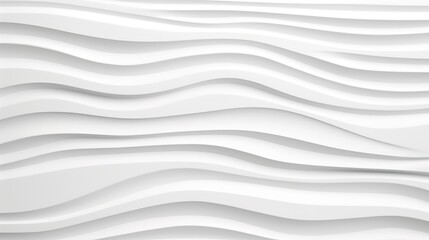 Obraz premium Abstract white wavy lines background.