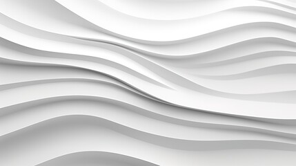 Abstract white wavy lines background.
