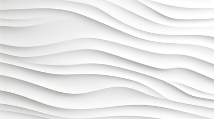 Abstract white wavy pattern background.