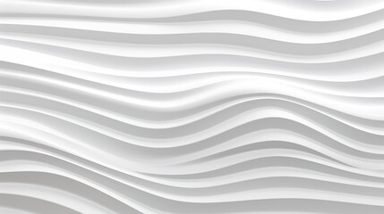 Obraz premium Abstract white wavy pattern background.
