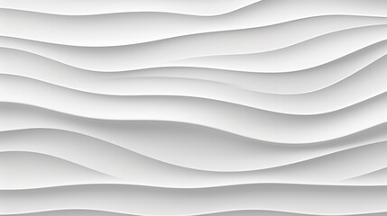 Obraz premium Abstract white wavy pattern background.