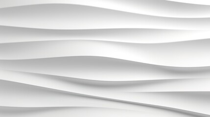 Fototapeta premium Abstract white wavy pattern background.