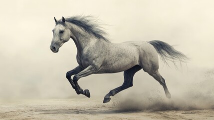 Obraz premium isolated horse animal concept 
