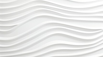 White abstract background with wavy lines.