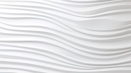 Fototapeta premium White abstract background with wavy lines.