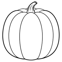 pumpkin isolated on white, calabaza vector illustration, food vector art, calabaza silhouette,  halloween pumpkin vector icon, pumpkin cartoon line art, eps