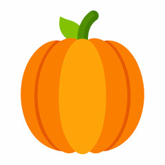 pumpkin isolated on white, calabaza vector illustration, food vector art, calabaza silhouette,  halloween pumpkin vector icon, pumpkin cartoon line art, eps