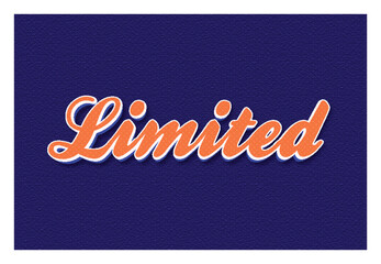 Limited typography premium editable 3d editable text style effect