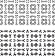 seamless pattern with circles. Handmade graphic seamless round pattern Abstract swatch for design Birthday gift card modern party invitation season shop sale holiday advertising wrapping paper bag.