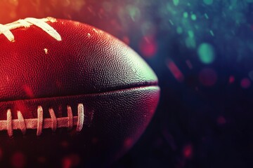 american football simple background with overlay for sports betting site - make it blury with generative ai