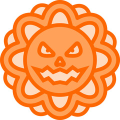 Decoration Dual Tone Icon Design Vector