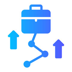 planning gradient icon